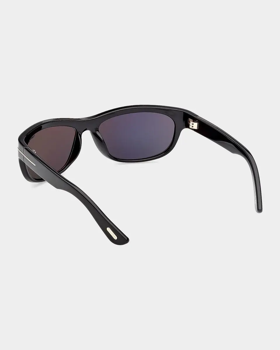 Tom Ford Men's Anders-02 Acetate Rectangle Sunglasses | Thumbnail 4 Tom Ford Men's Anders-02 Acetate Rectangle Sunglasses | Thumbnail 4
