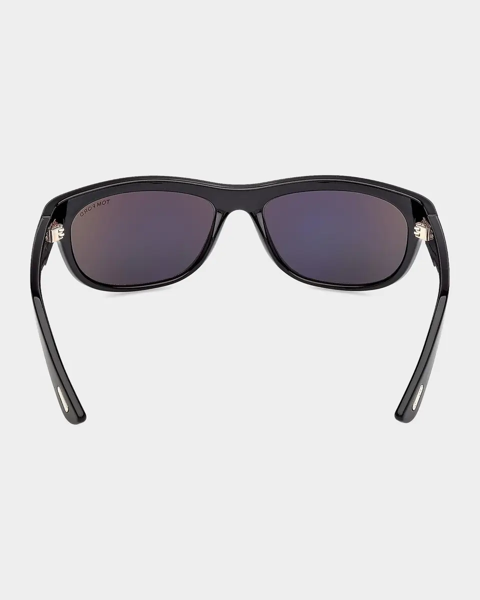 Tom Ford Men's Anders-02 Acetate Rectangle Sunglasses | Thumbnail 5 Tom Ford Men's Anders-02 Acetate Rectangle Sunglasses | Thumbnail 5