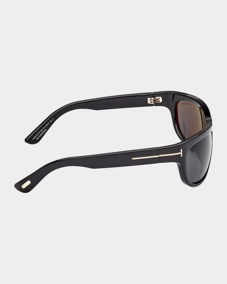 Tom Ford Men's Anders-02 Acetate Rectangle Sunglasses | Thumbnail 7 Tom Ford Men's Anders-02 Acetate Rectangle Sunglasses | Thumbnail 7