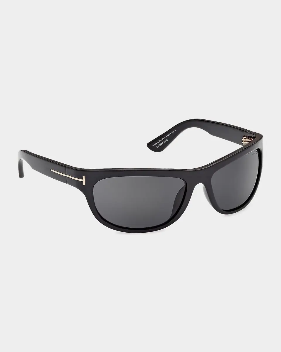 Tom Ford Men's Anders-02 Acetate Rectangle Sunglasses | Thumbnail 8 Tom Ford Men's Anders-02 Acetate Rectangle Sunglasses | Thumbnail 8