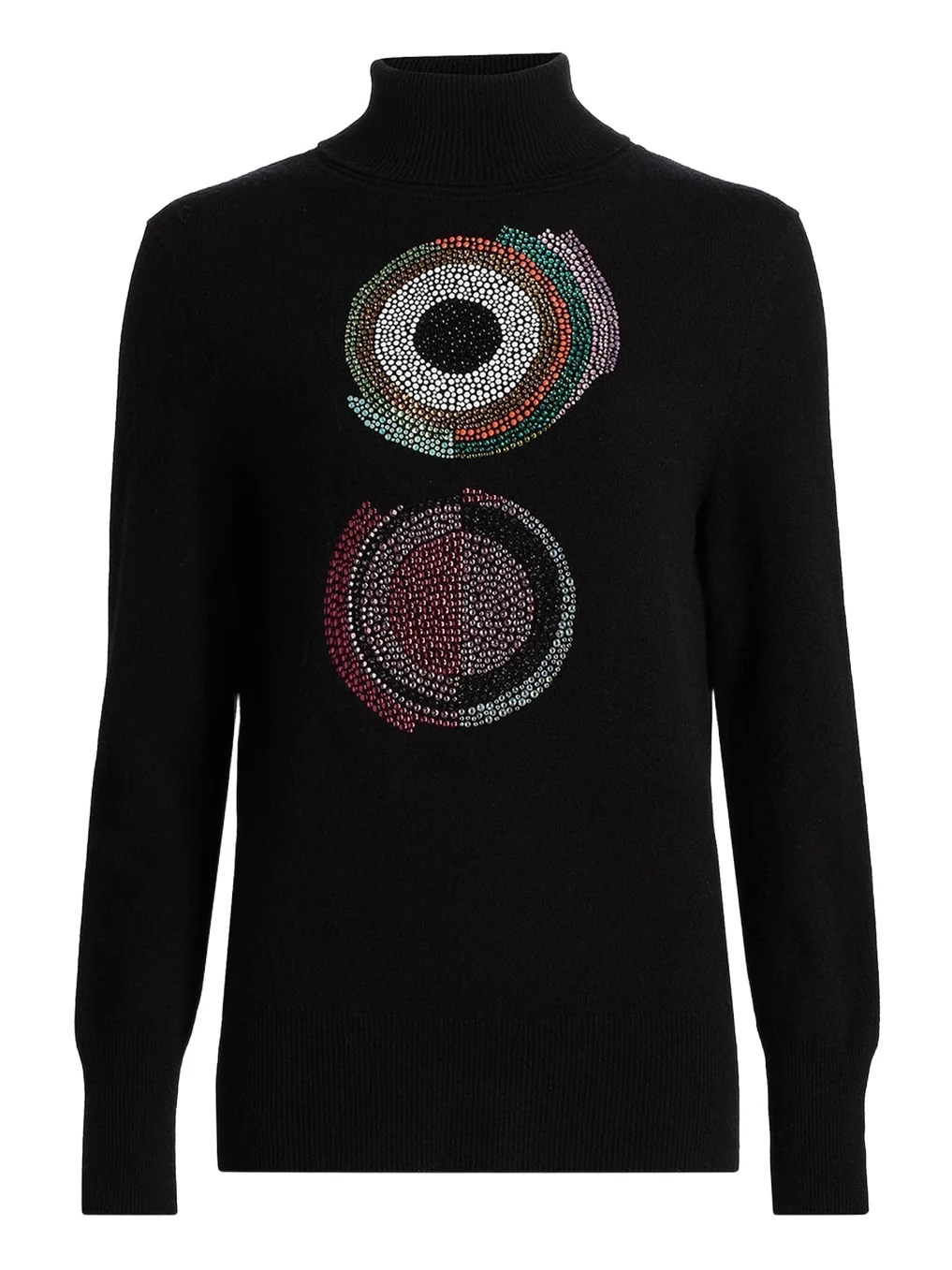 Libertine Sonia Crystal Cashmere Turtleneck Sweater