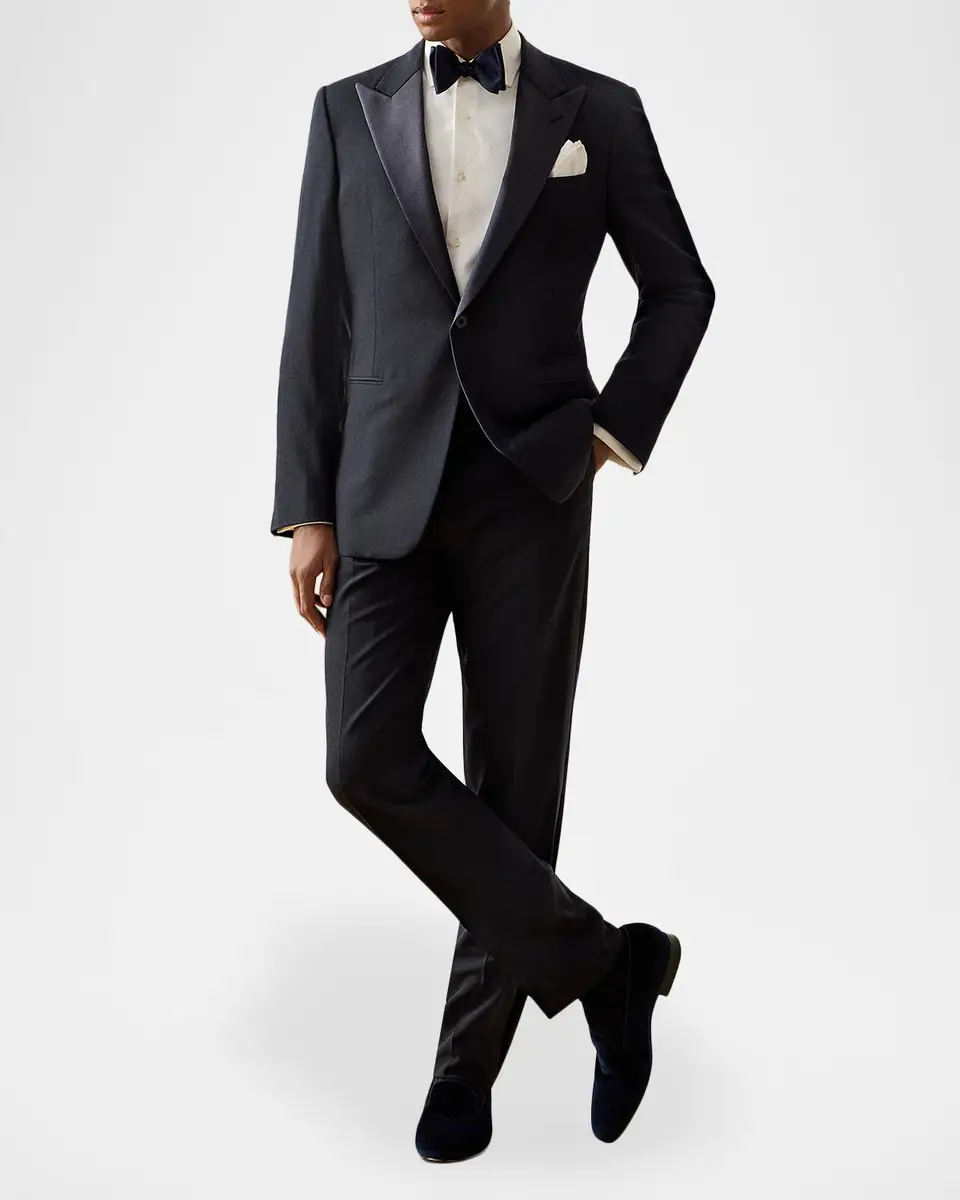 Ralph Lauren Purple Label Men's Gregory Hand-Tailored Peak Tuxedo | Thumbnail 2 Ralph Lauren Purple Label Men's Gregory Hand-Tailored Peak Tuxedo | Thumbnail 2