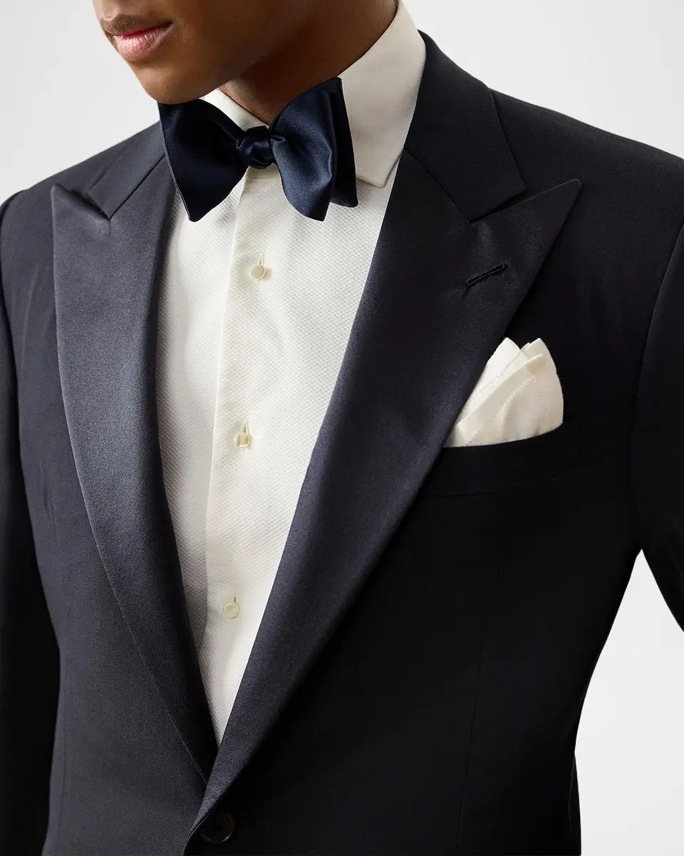 Ralph Lauren Purple Label Men's Gregory Hand-Tailored Peak Tuxedo | Thumbnail 5 Ralph Lauren Purple Label Men's Gregory Hand-Tailored Peak Tuxedo | Thumbnail 5