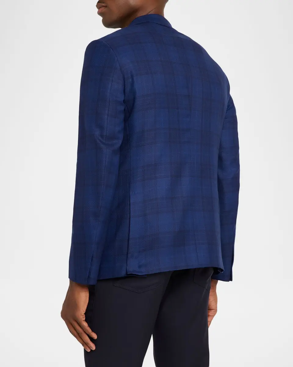 Zegna Men's 15milmil15 Wool Plaid Single-Breasted Sport Coat | Thumbnail 3