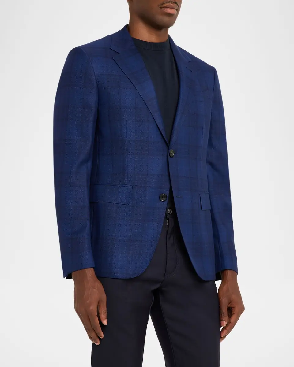 Zegna Men's 15milmil15 Wool Plaid Single-Breasted Sport Coat | Thumbnail 4