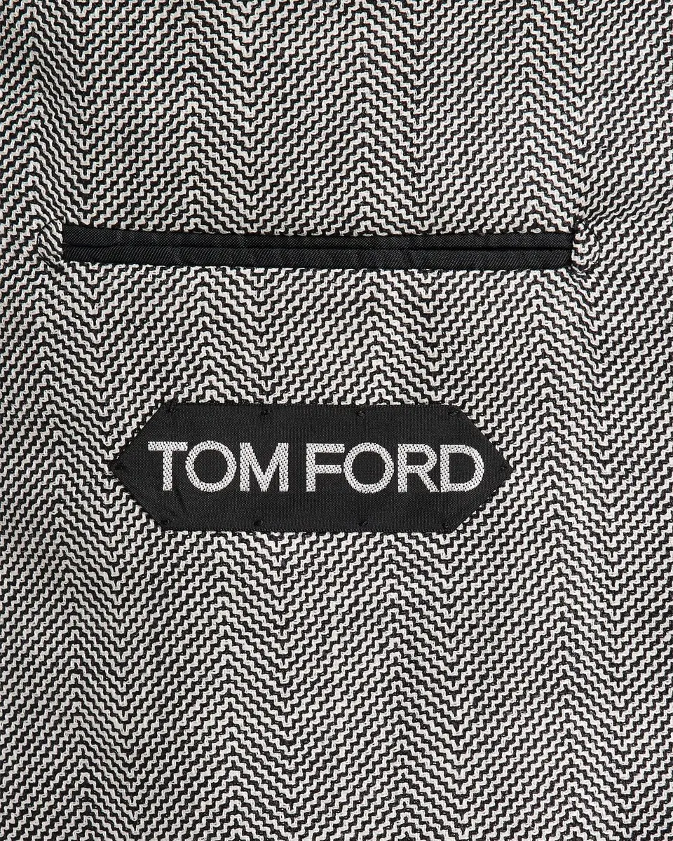 Tom Ford Men's Shelton Wool and Linen Chevron Sport Coat | Thumbnail 6 Tom Ford Men's Shelton Wool and Linen Chevron Sport Coat | Thumbnail 6