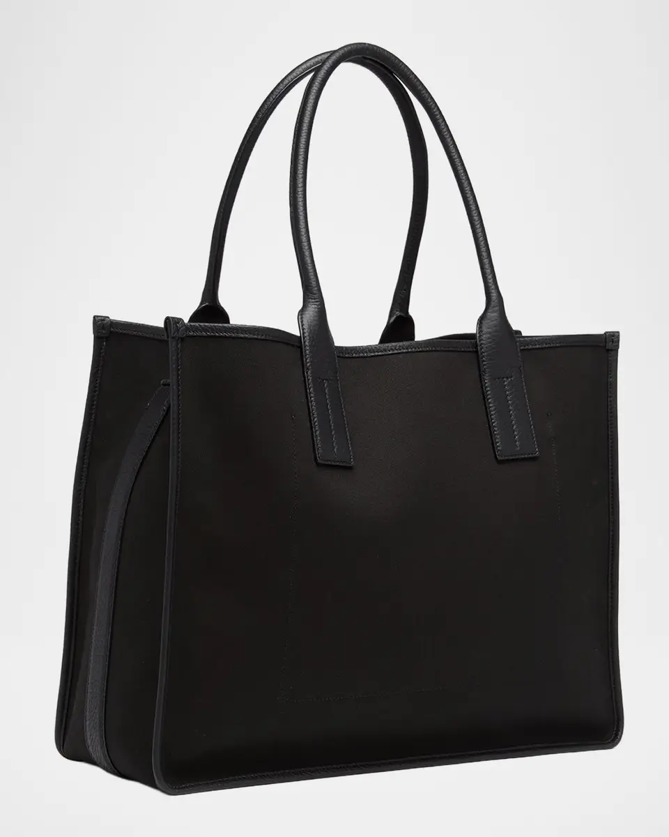 Tom Ford Men's Canvas and Leather East-West Tote Bag | Thumbnail 3 Tom Ford Men's Canvas and Leather East-West Tote Bag | Thumbnail 3