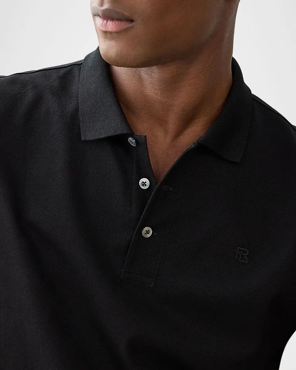 Ralph Lauren Purple Label Men's Custom Slim Fit Piqué Polo Shirt | Thumbnail 5