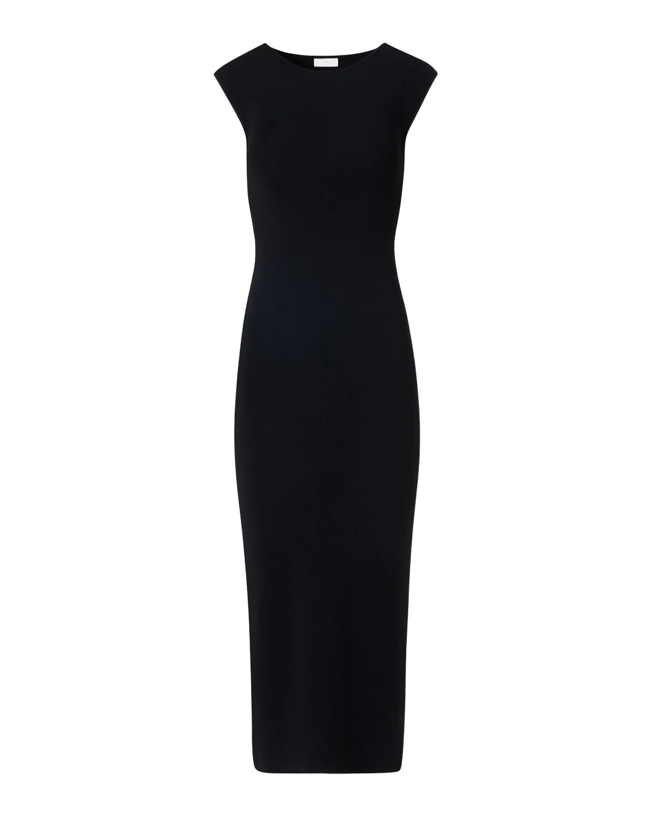 Sleeveless Viscose Jersey Back-Cutout Midi Dress