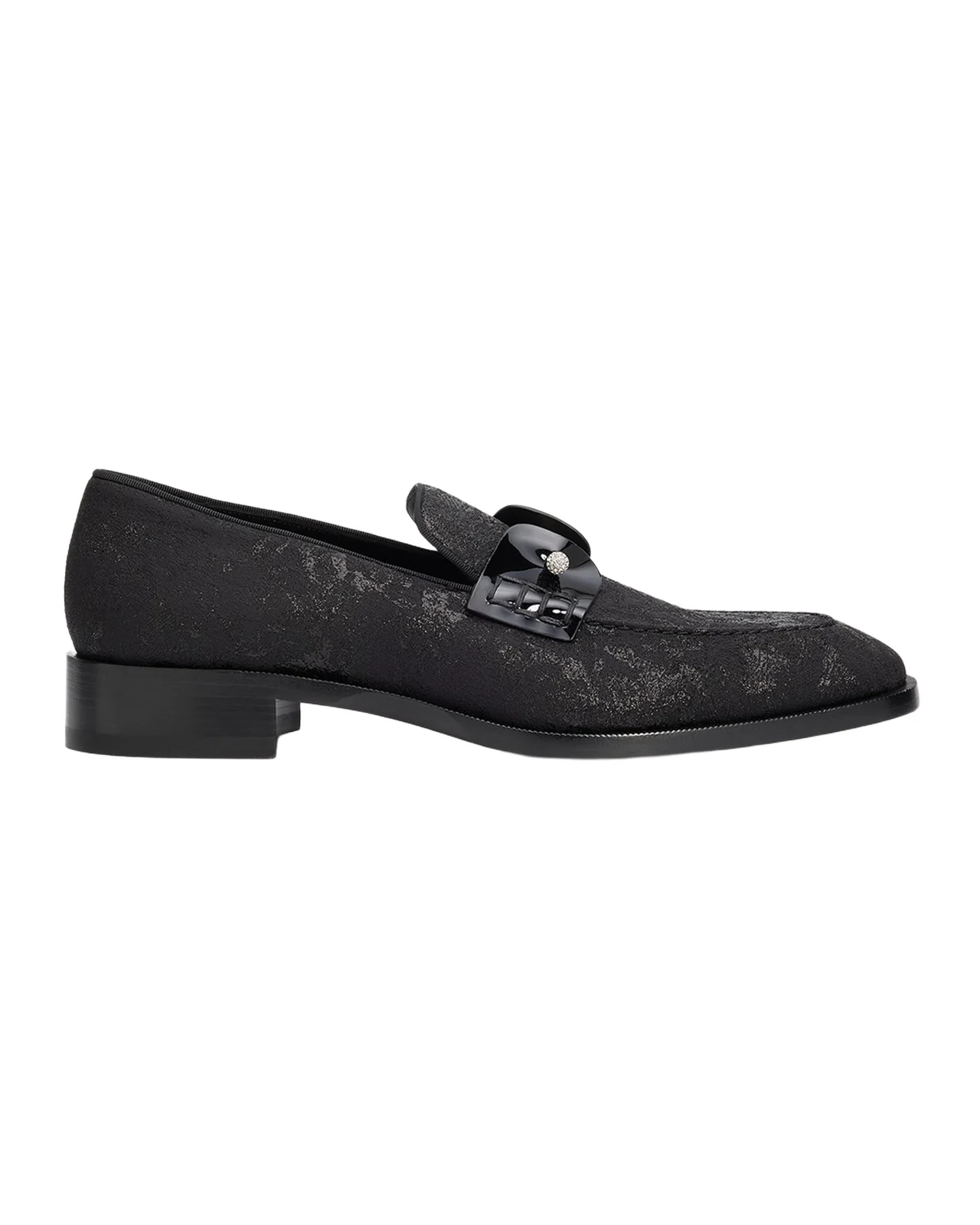 Men's Chambelimoc Collar Pin Jacquard Loafers Men's Chambelimoc Collar Pin Jacquard Loafers