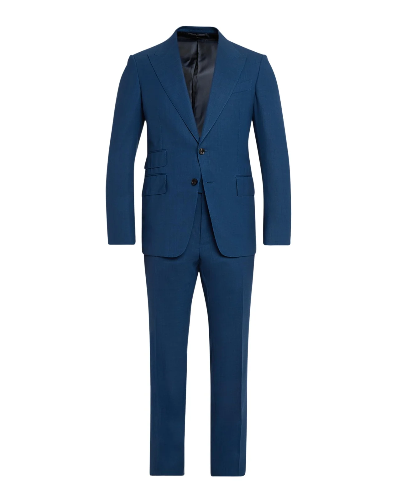 Men's Shelton Wool Sharkskin Two-Piece Suit