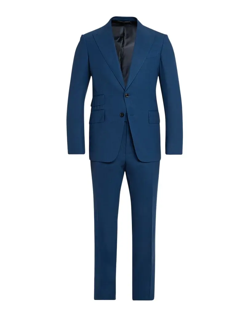 Tom Ford Men's Shelton Wool Sharkskin Two-Piece Suit | Image 1 Tom Ford Men's Shelton Wool Sharkskin Two-Piece Suit | Image 1