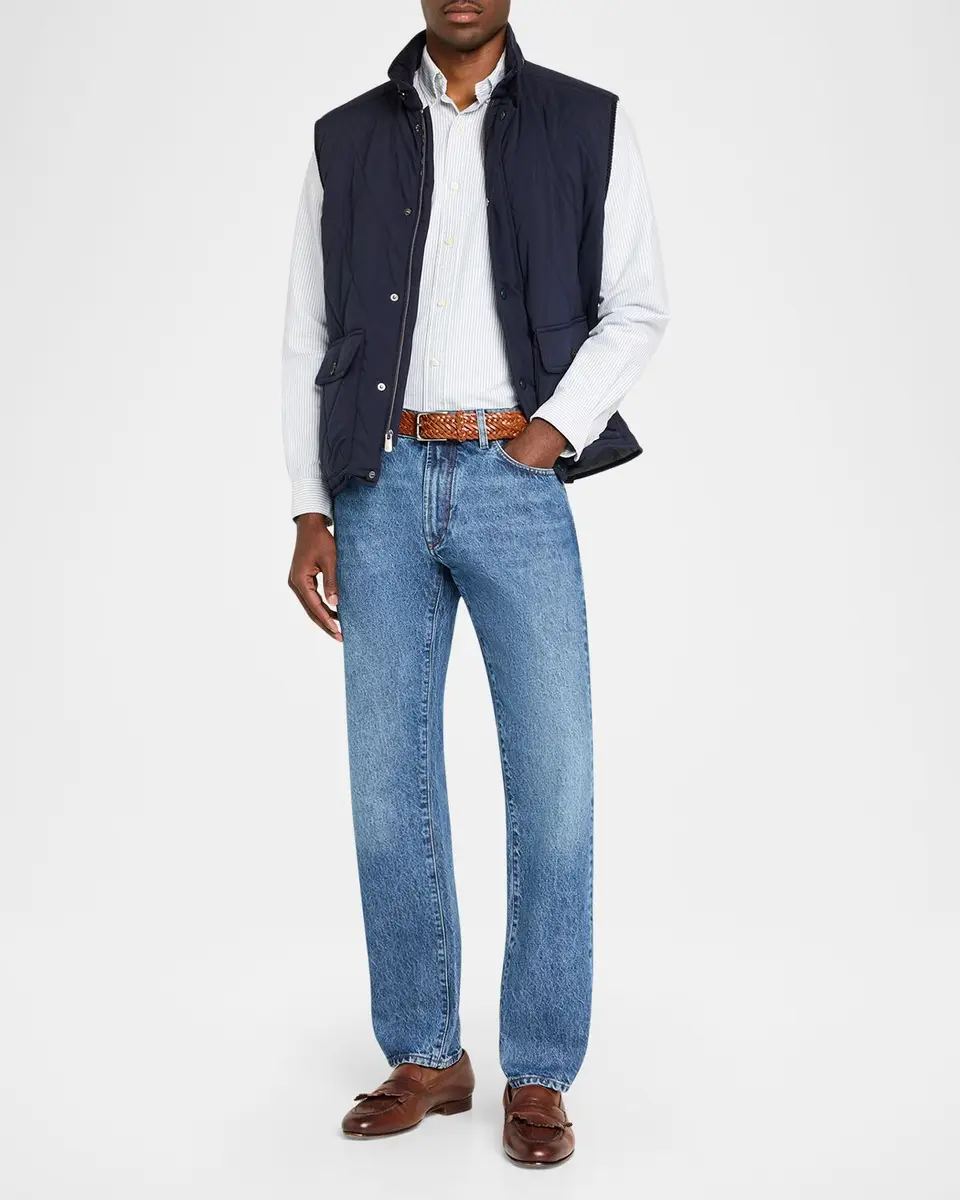 Ralph Lauren Purple Label Men's Slim Fit Indigo Jeans | Thumbnail 2 Ralph Lauren Purple Label Men's Slim Fit Indigo Jeans | Thumbnail 2