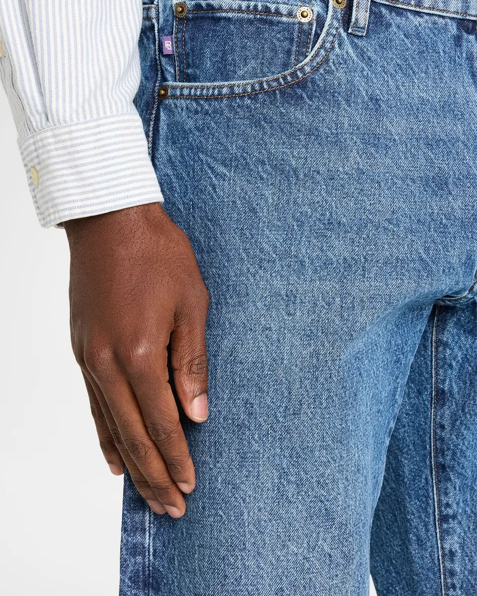 Ralph Lauren Purple Label Men's Slim Fit Indigo Jeans | Thumbnail 5 Ralph Lauren Purple Label Men's Slim Fit Indigo Jeans | Thumbnail 5