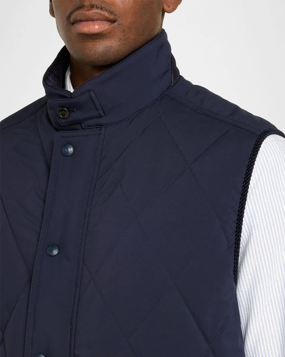 Ralph Lauren Purple Label Men's Carleton Quilted Vest | Thumbnail 5 Ralph Lauren Purple Label Men's Carleton Quilted Vest | Thumbnail 5