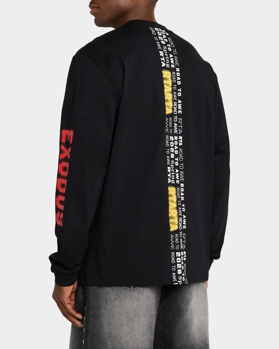 RTA Men's Spray Paint Logo Long-Sleeve T-Shirt | Thumbnail 3 RTA Men's Spray Paint Logo Long-Sleeve T-Shirt | Thumbnail 3