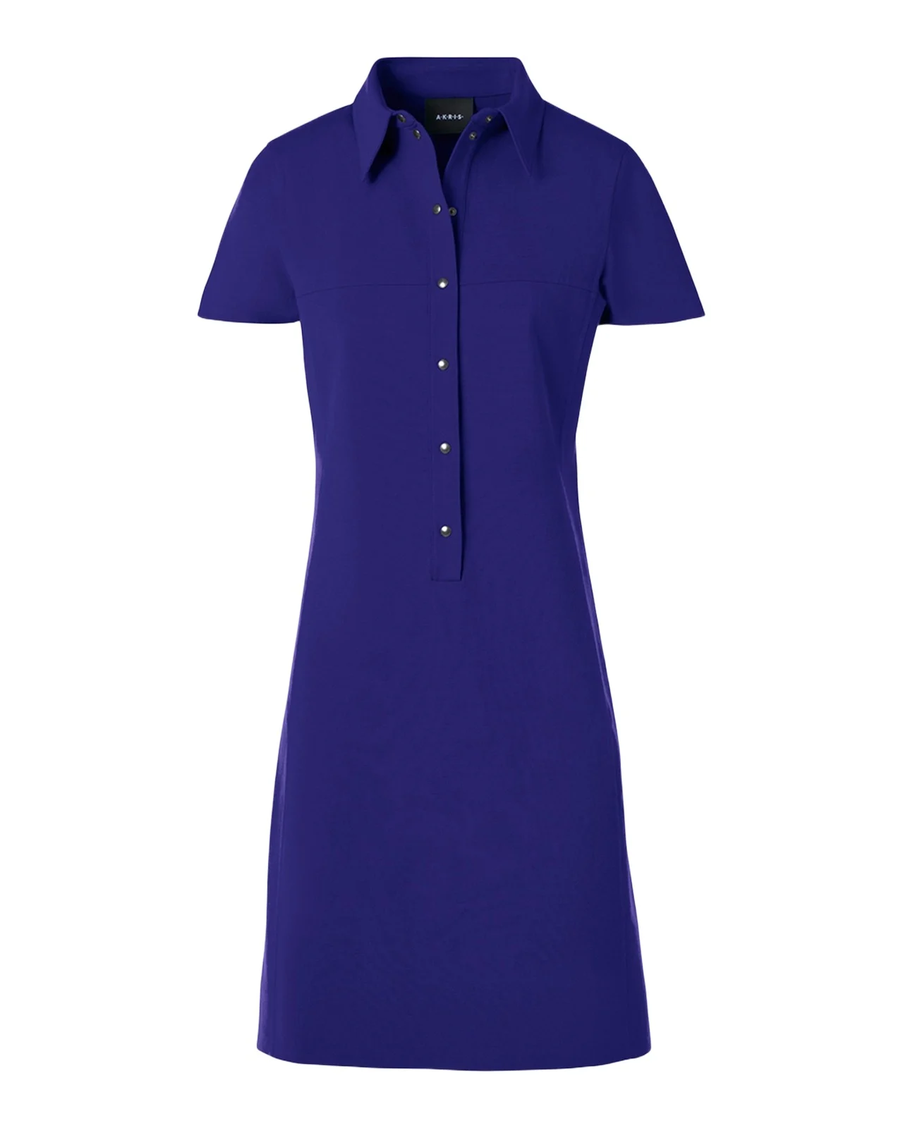 Akris Cotton-Silk Stretch Polo Dress