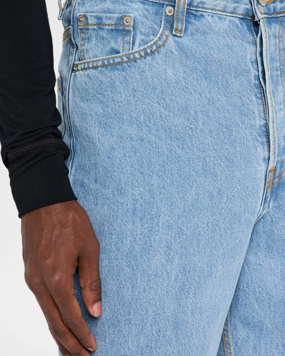 Dries Van Noten Men's Straight-Leg Denim Jeans | Thumbnail 5