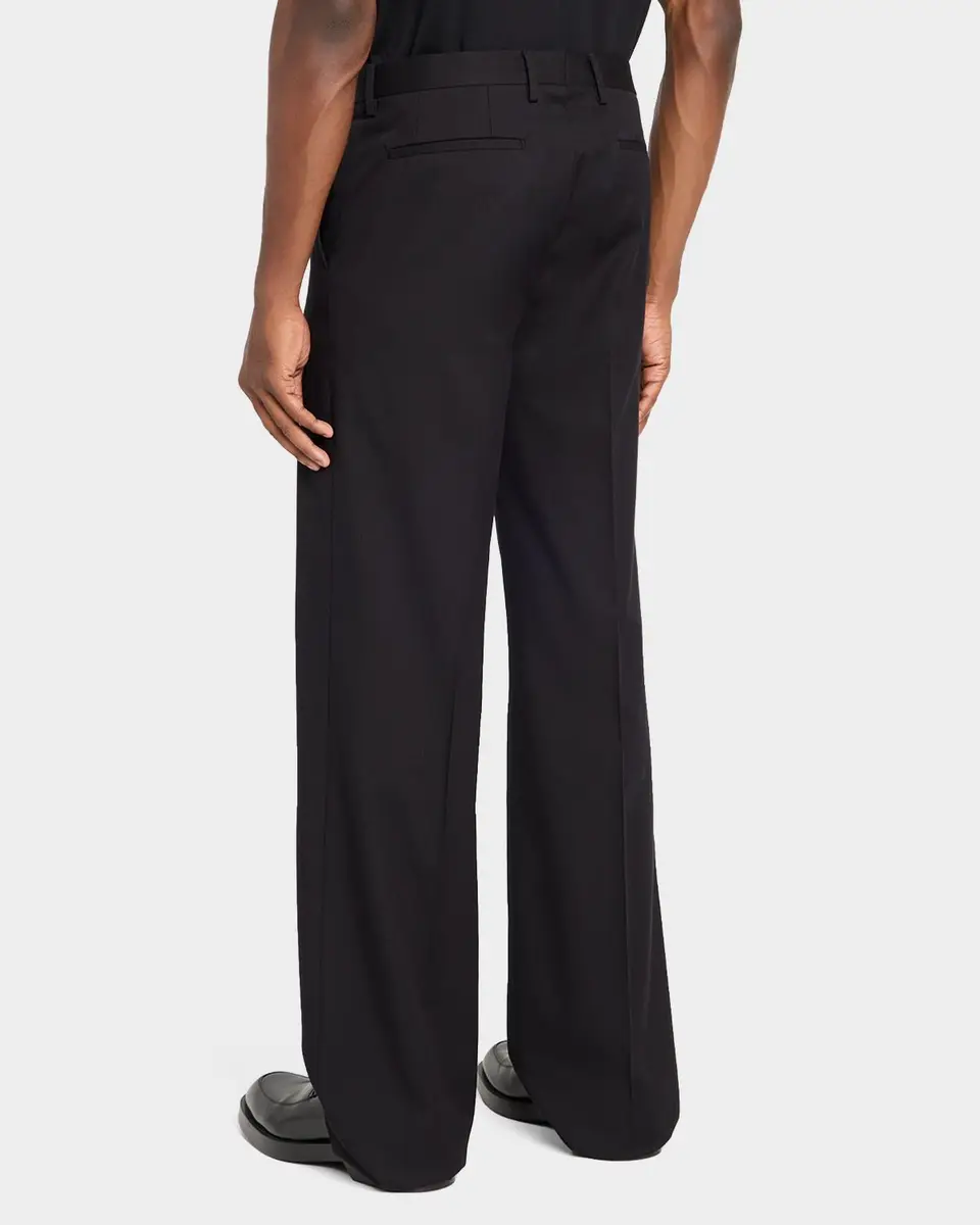Dries Van Noten Men's Panvel Straight-Leg Cotton-Wool Pants | Thumbnail 3