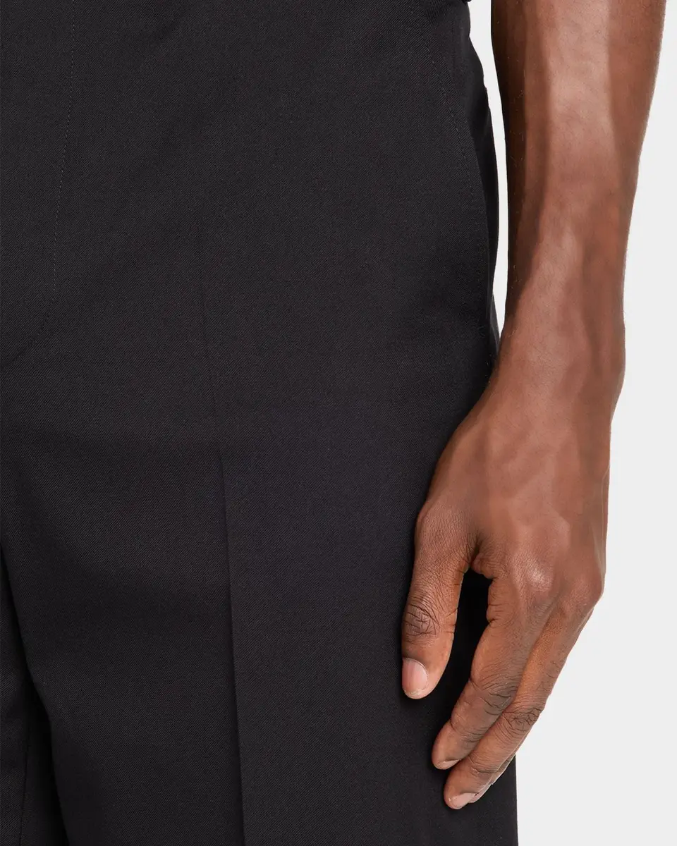 Dries Van Noten Men's Panvel Straight-Leg Cotton-Wool Pants | Thumbnail 5