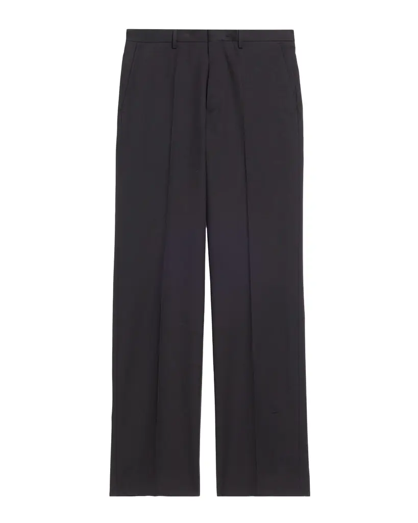 Dries Van Noten Men's Panvel Straight-Leg Cotton-Wool Pants | Image 1 Dries Van Noten Men's Panvel Straight-Leg Cotton-Wool Pants | Image 1