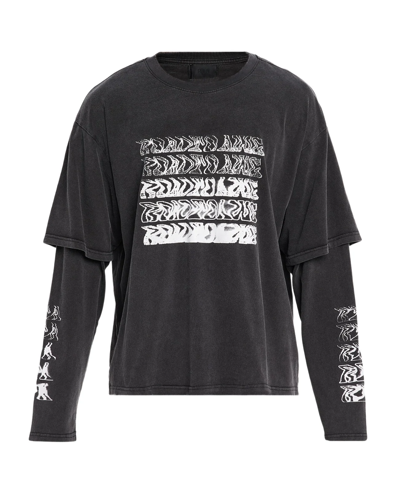 Men's Double Layer Long-Sleeve Graphic T-Shirt Men's Double Layer Long-Sleeve Graphic T-Shirt