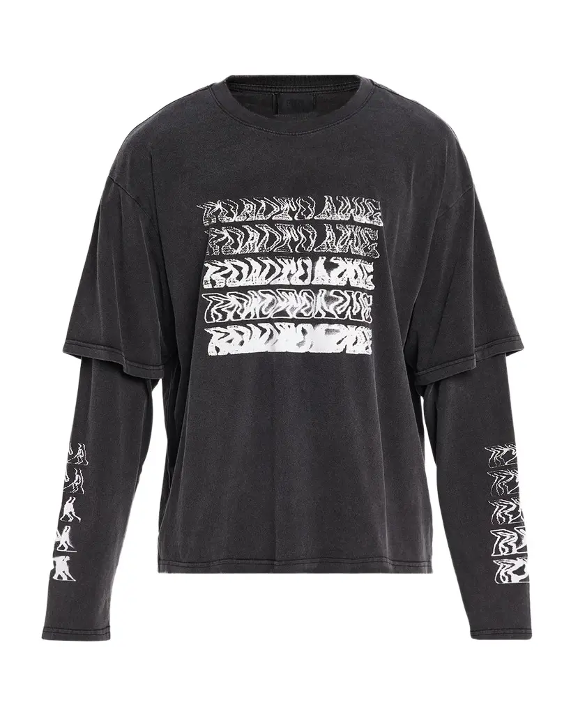 RTA Men's Double Layer Long-Sleeve Graphic T-Shirt | Image 1 RTA Men's Double Layer Long-Sleeve Graphic T-Shirt | Image 1