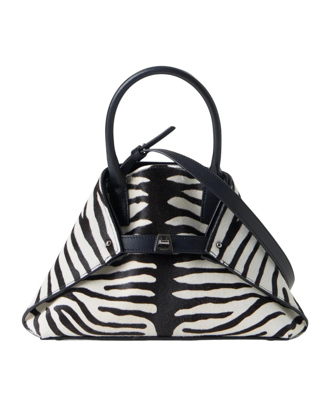 Ai Small Zebra-Print Top-Handle Tote Bag Ai Small Zebra-Print Top-Handle Tote Bag