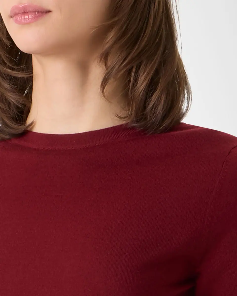 Akris punto Short-Sleeve Merino Wool-Blend Knit Sweater | Thumbnail 5 Akris punto Short-Sleeve Merino Wool-Blend Knit Sweater | Thumbnail 5