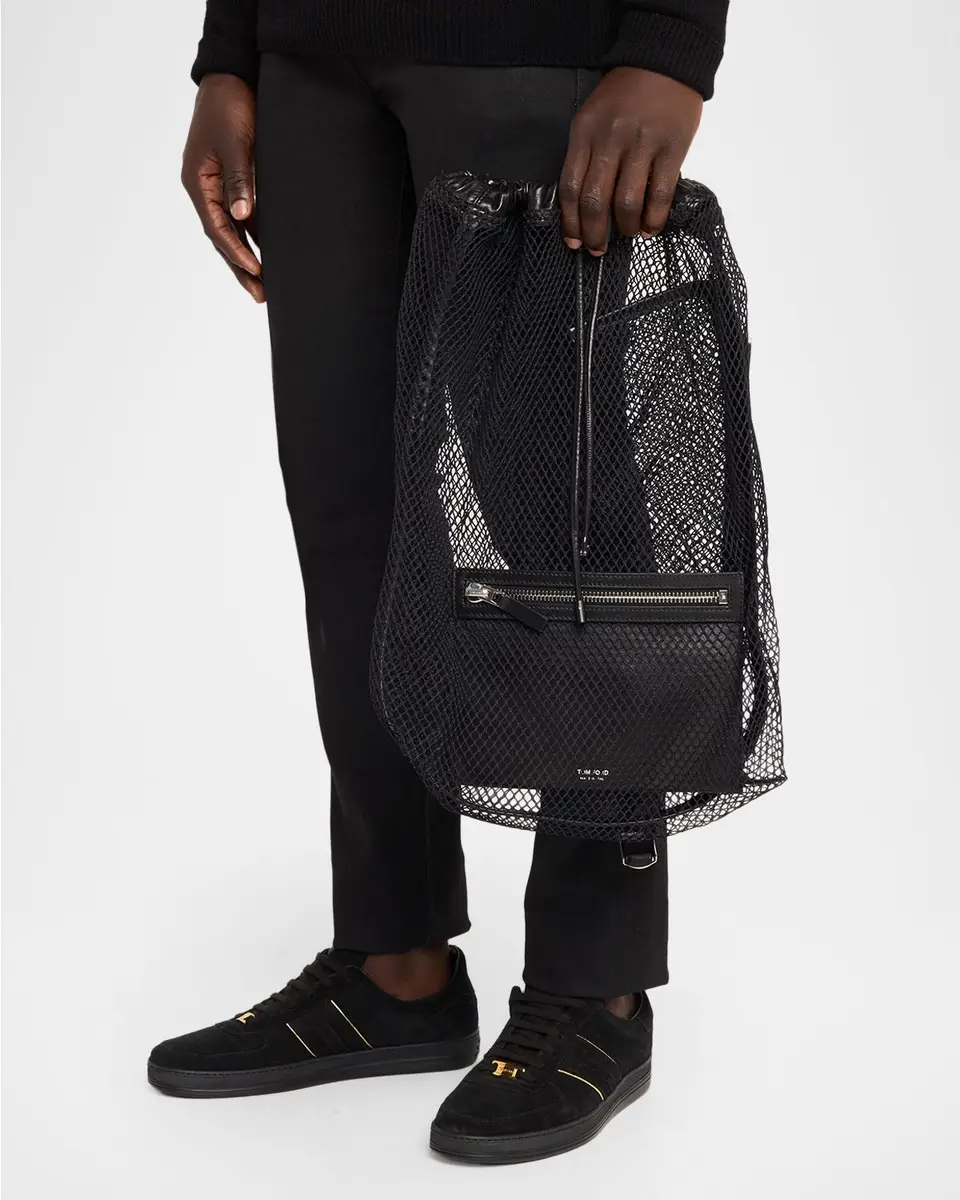 Tom Ford Men's Mbags Mesh Backpack | Thumbnail 5 Tom Ford Men's Mbags Mesh Backpack | Thumbnail 5