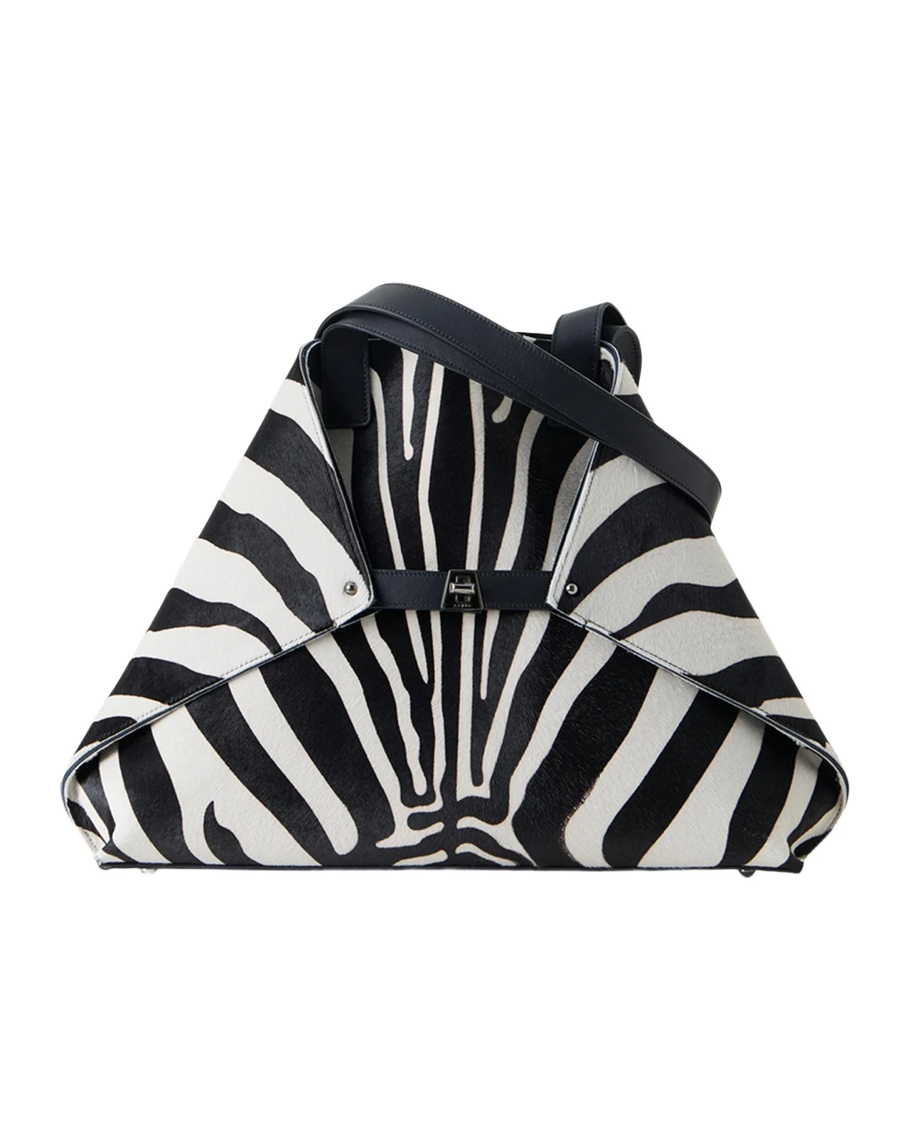 Ai Medium Zebra-Print Top-Handle Tote Bag Ai Medium Zebra-Print Top-Handle Tote Bag