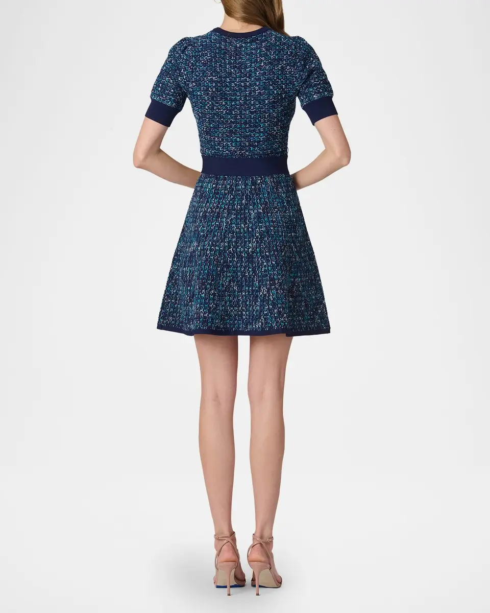 Shoshanna Harriet Textured Tweed Knit Mini Dress | Thumbnail 2 Shoshanna Harriet Textured Tweed Knit Mini Dress | Thumbnail 2