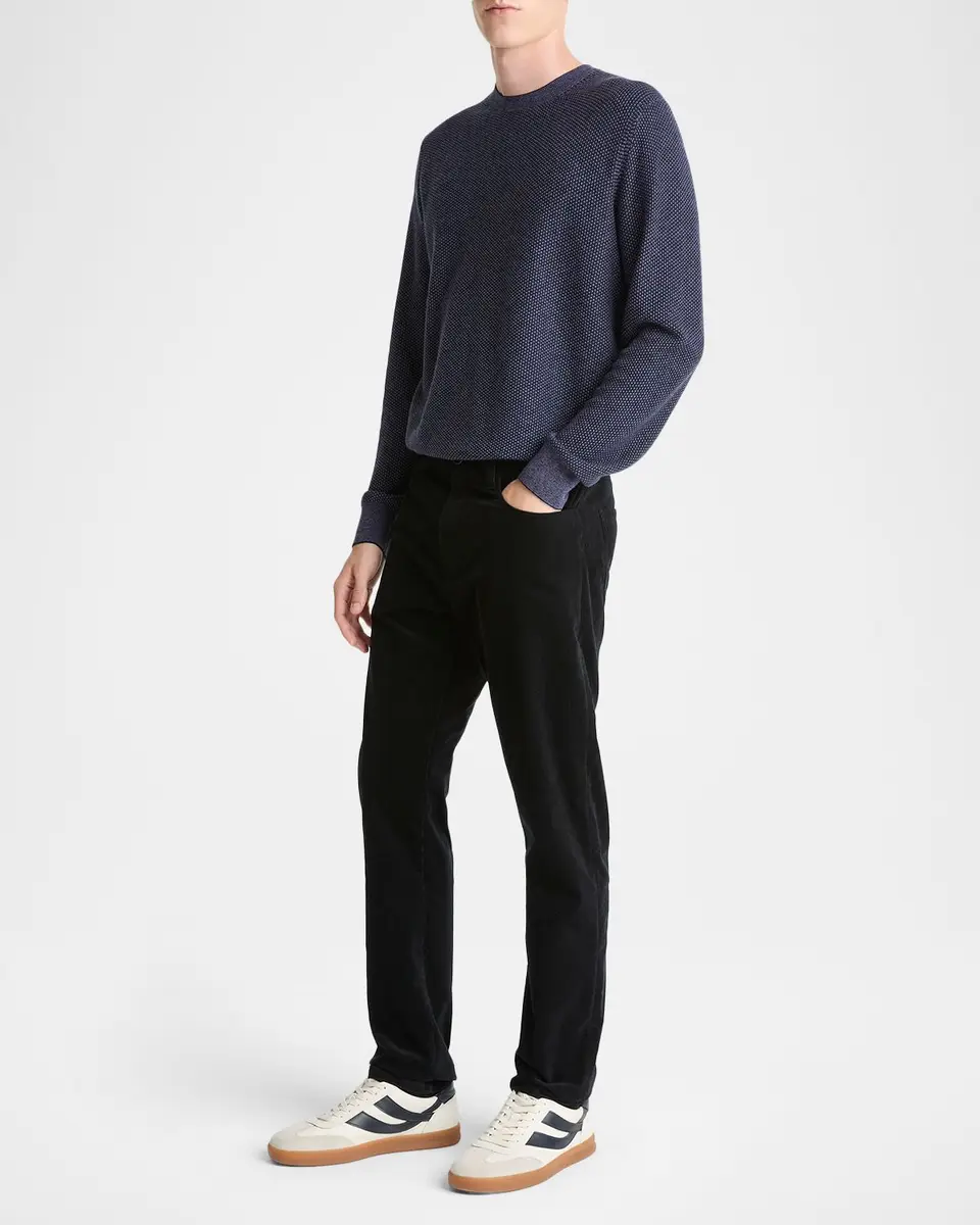 Vince Men's Dylan Slim Five-Pocket Peached Stretch-Cotton Pants | Thumbnail 2