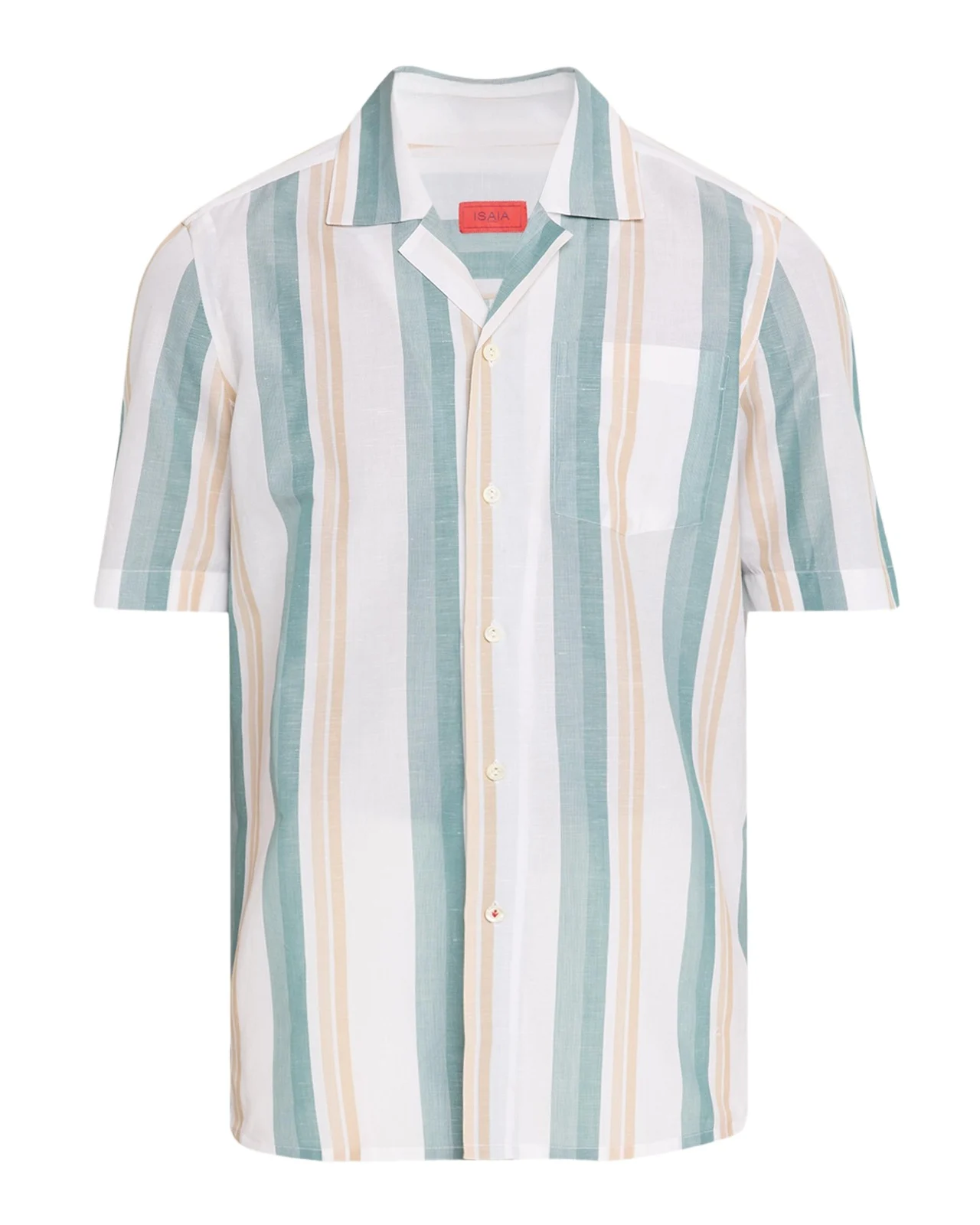 Men's Cotton-Linen Striped Shirt