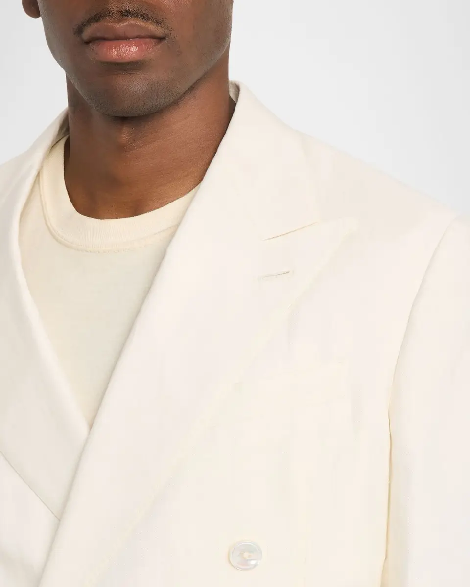 Ralph Lauren Purple Label Men's Kent Hand-Tailored Silk-Linen Jacket | Thumbnail 5 Ralph Lauren Purple Label Men's Kent Hand-Tailored Silk-Linen Jacket | Thumbnail 5