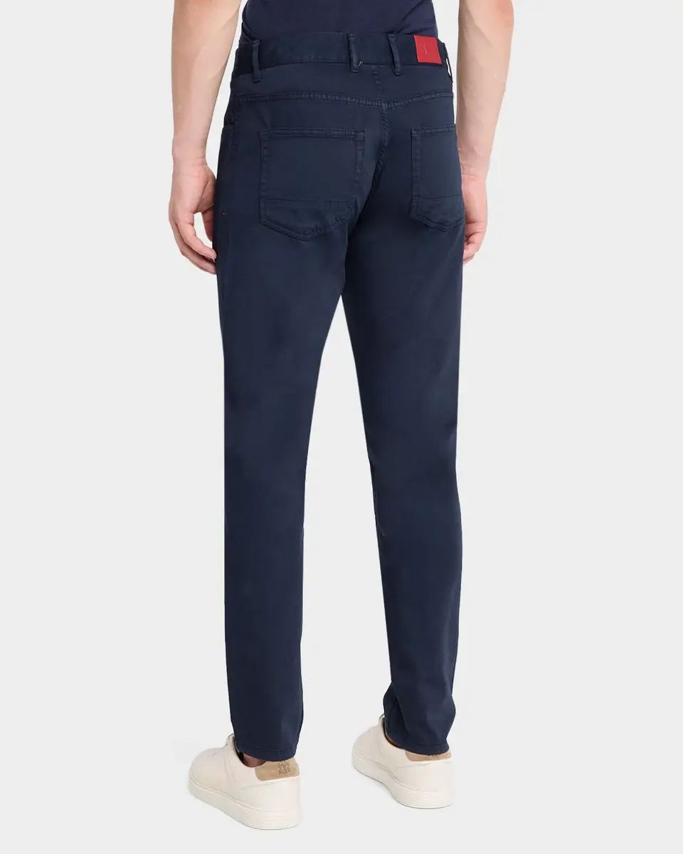 Isaia Men's Slim-Fit Cotton-Cashmere Pants | Thumbnail 3 Isaia Men's Slim-Fit Cotton-Cashmere Pants | Thumbnail 3