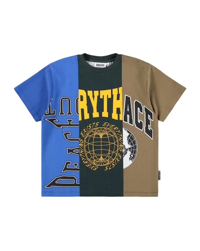 MOLO Boy's Rodney Mash Up Taxus Cotton T-Shirt, Size -12 | Image 1 MOLO Boy's Rodney Mash Up Taxus Cotton T-Shirt, Size -12 | Image 1
