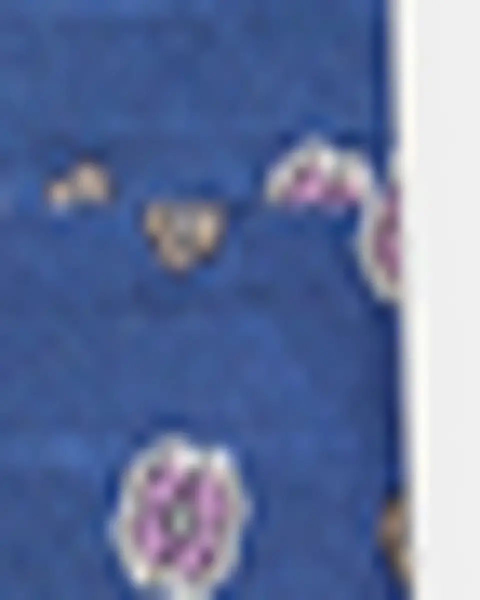 Canali Men's Micro-Floral Silk Jacquard Tie | Thumbnail 3