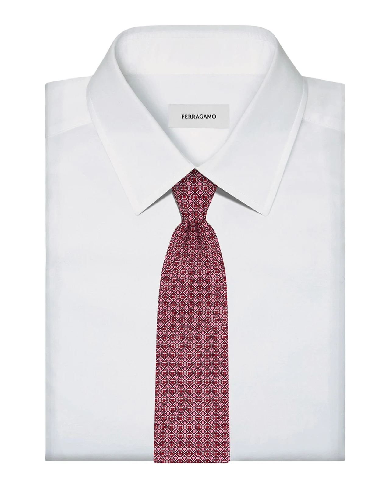 Men's Heart and Gancio Silk Tie