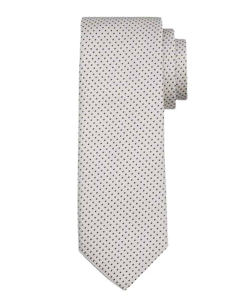 Canali Men's Micro-Polka Dot Jacquard Silk Tie | Image 1 Canali Men's Micro-Polka Dot Jacquard Silk Tie | Image 1