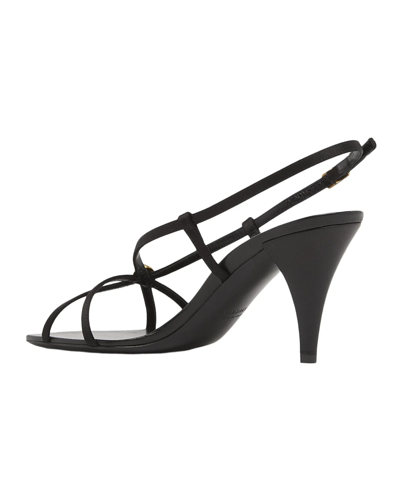 80mm Medusa Satin Strappy Sandals 80mm Medusa Satin Strappy Sandals