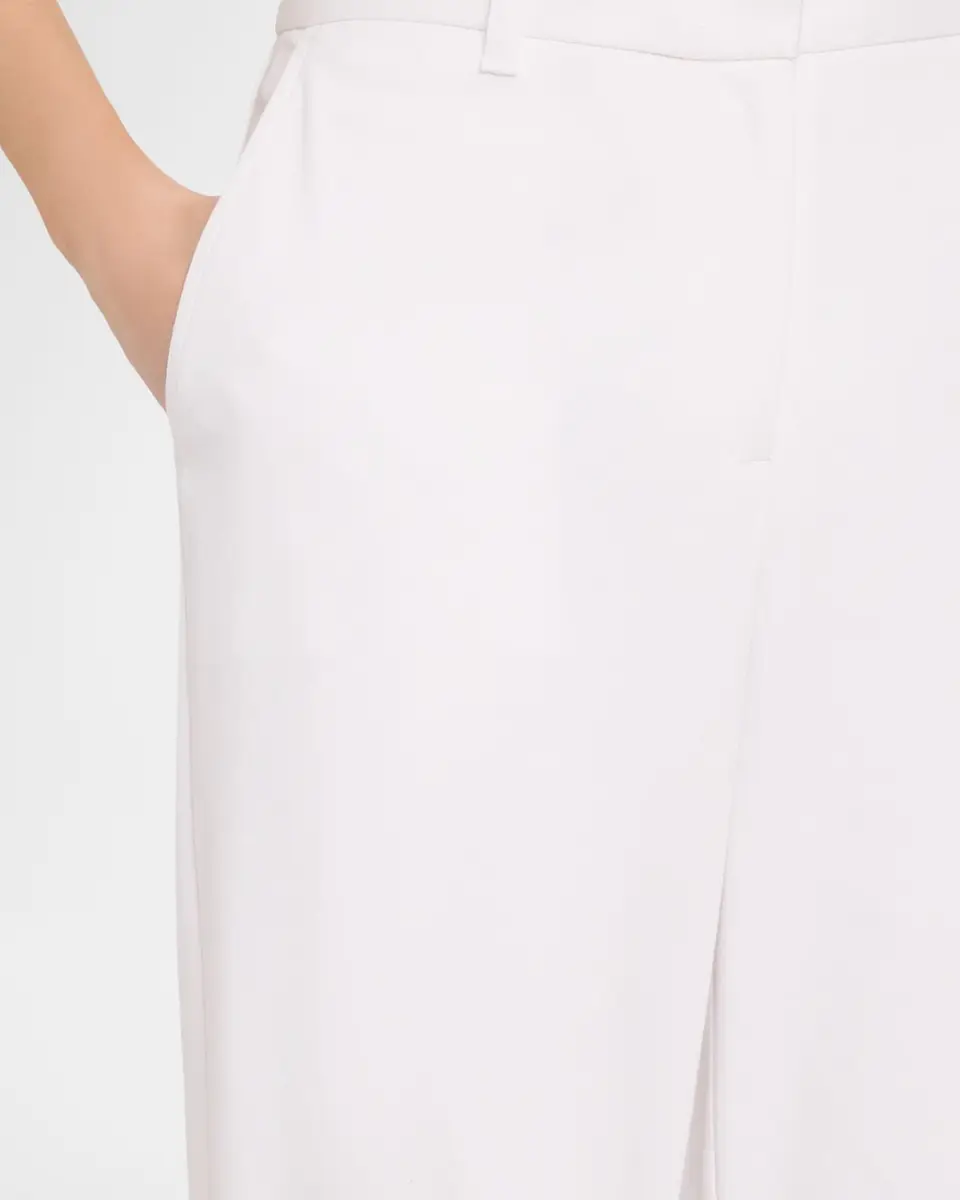 Eileen Fisher Wide-Leg Organic Cotton Trousers | Thumbnail 5 Eileen Fisher Wide-Leg Organic Cotton Trousers | Thumbnail 5