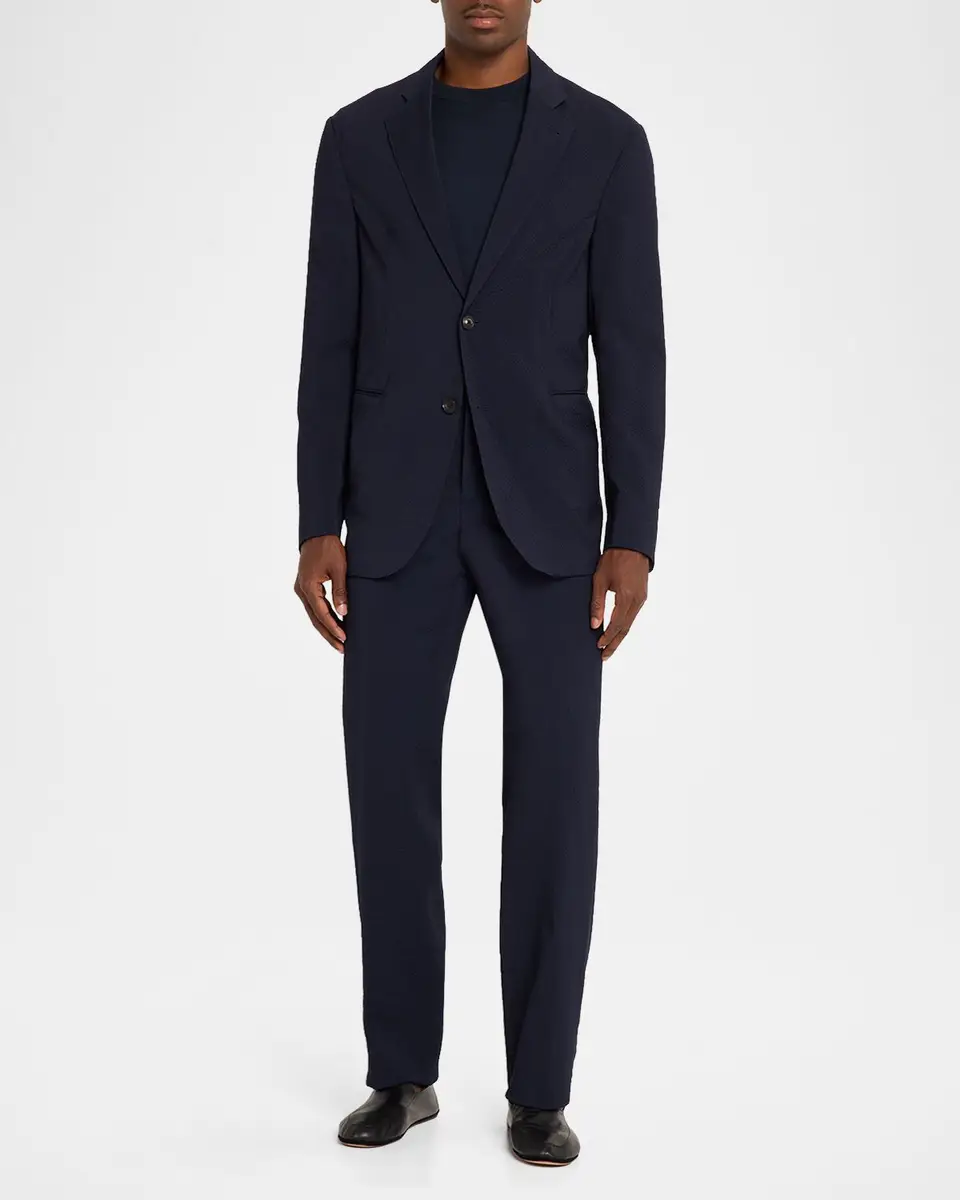 Emporio Armani Men's Stretch Wool Single-Breasted Sport Coat | Thumbnail 2 Emporio Armani Men's Stretch Wool Single-Breasted Sport Coat | Thumbnail 2