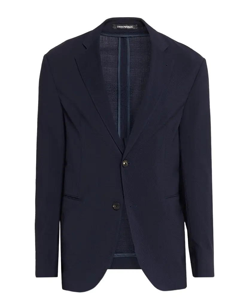 Emporio Armani Men's Stretch Wool Single-Breasted Sport Coat | Image 1 Emporio Armani Men's Stretch Wool Single-Breasted Sport Coat | Image 1