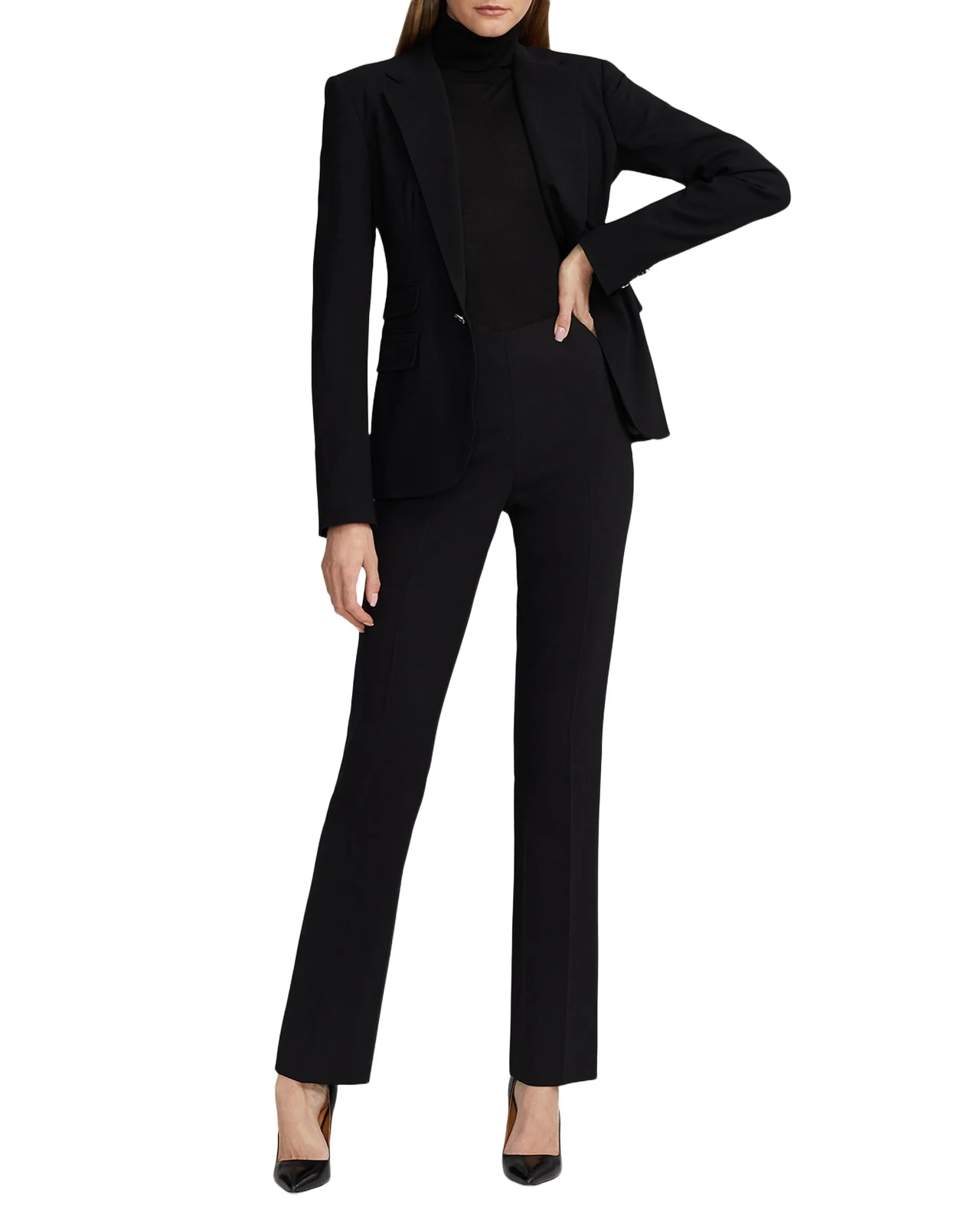 Ralph Lauren Collection Parker Wool Crepe Jacket