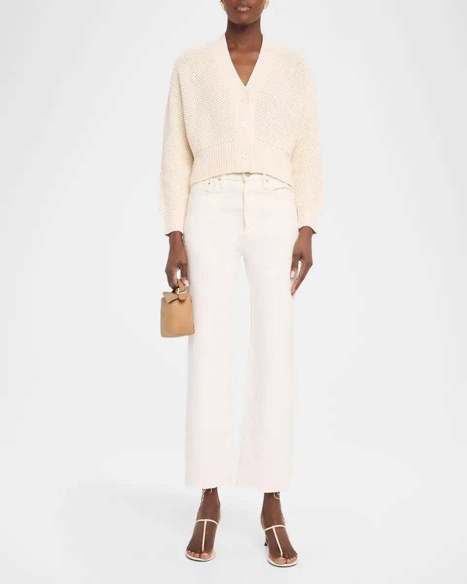 Majestic Filatures Cropped Organic Cotton Cardigan | Thumbnail 2 Majestic Filatures Cropped Organic Cotton Cardigan | Thumbnail 2