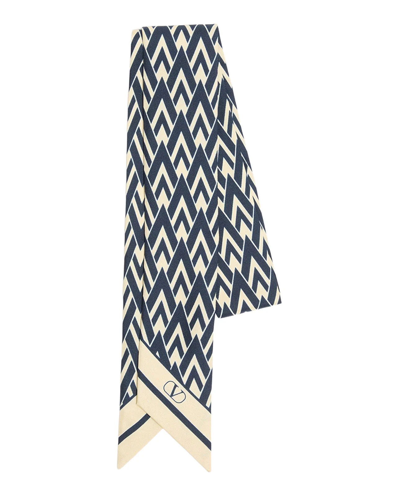 Toute La V Silk Bandeau Scarf