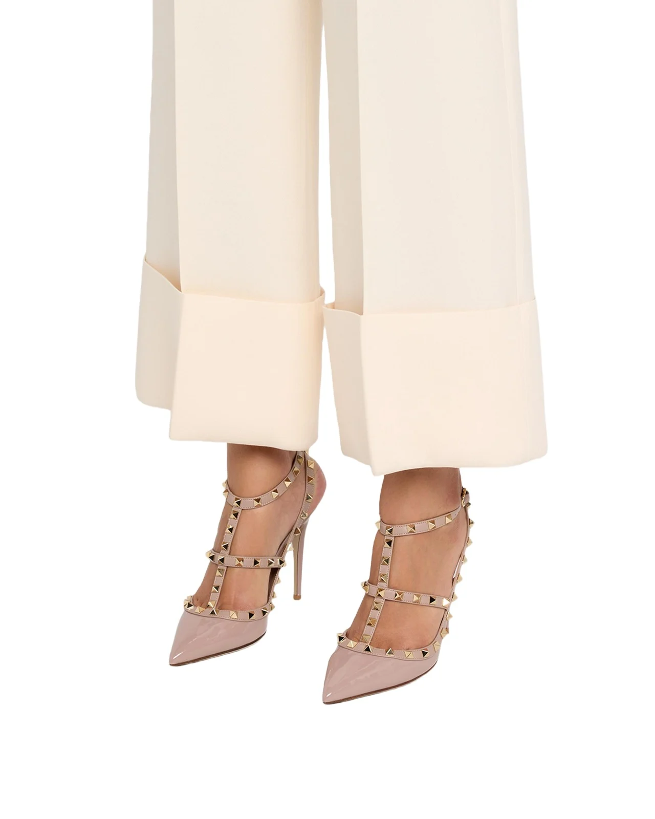 100mm Rockstud Patent Leather Pumps 100mm Rockstud Patent Leather Pumps