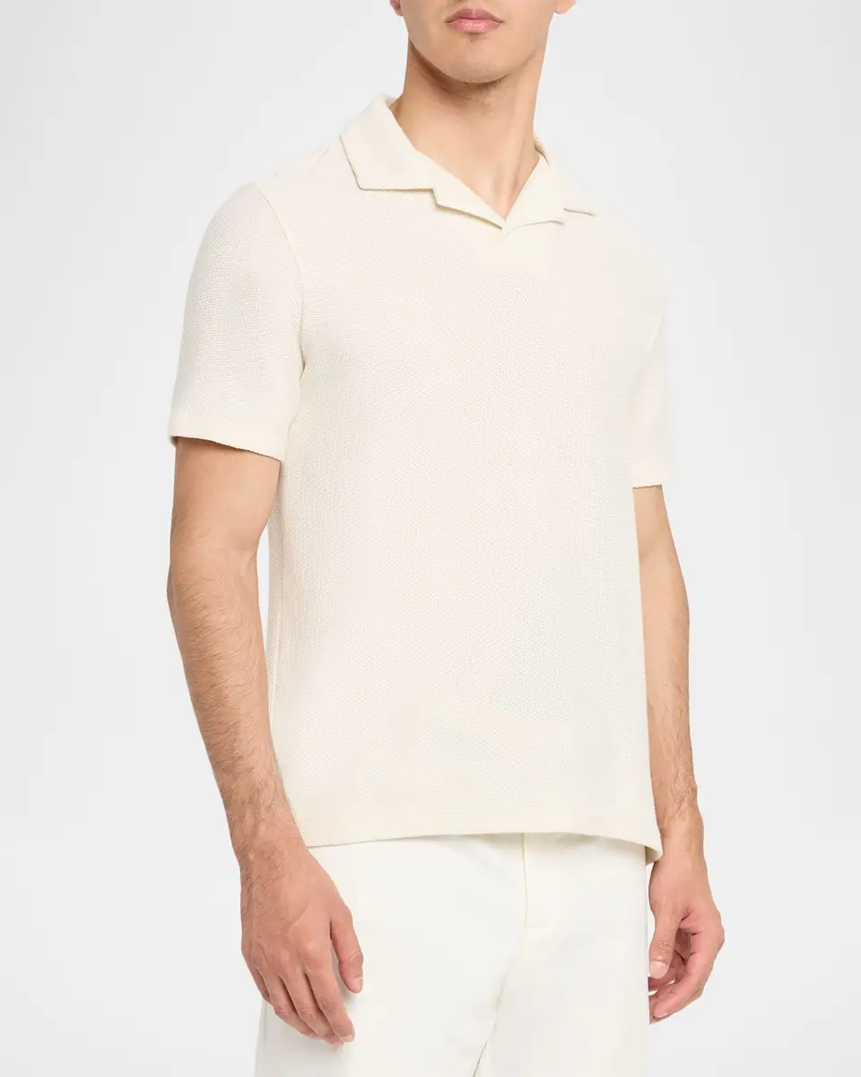 Vince Men's Honeycomb Johnny Collar Polo Shirt | Thumbnail 4