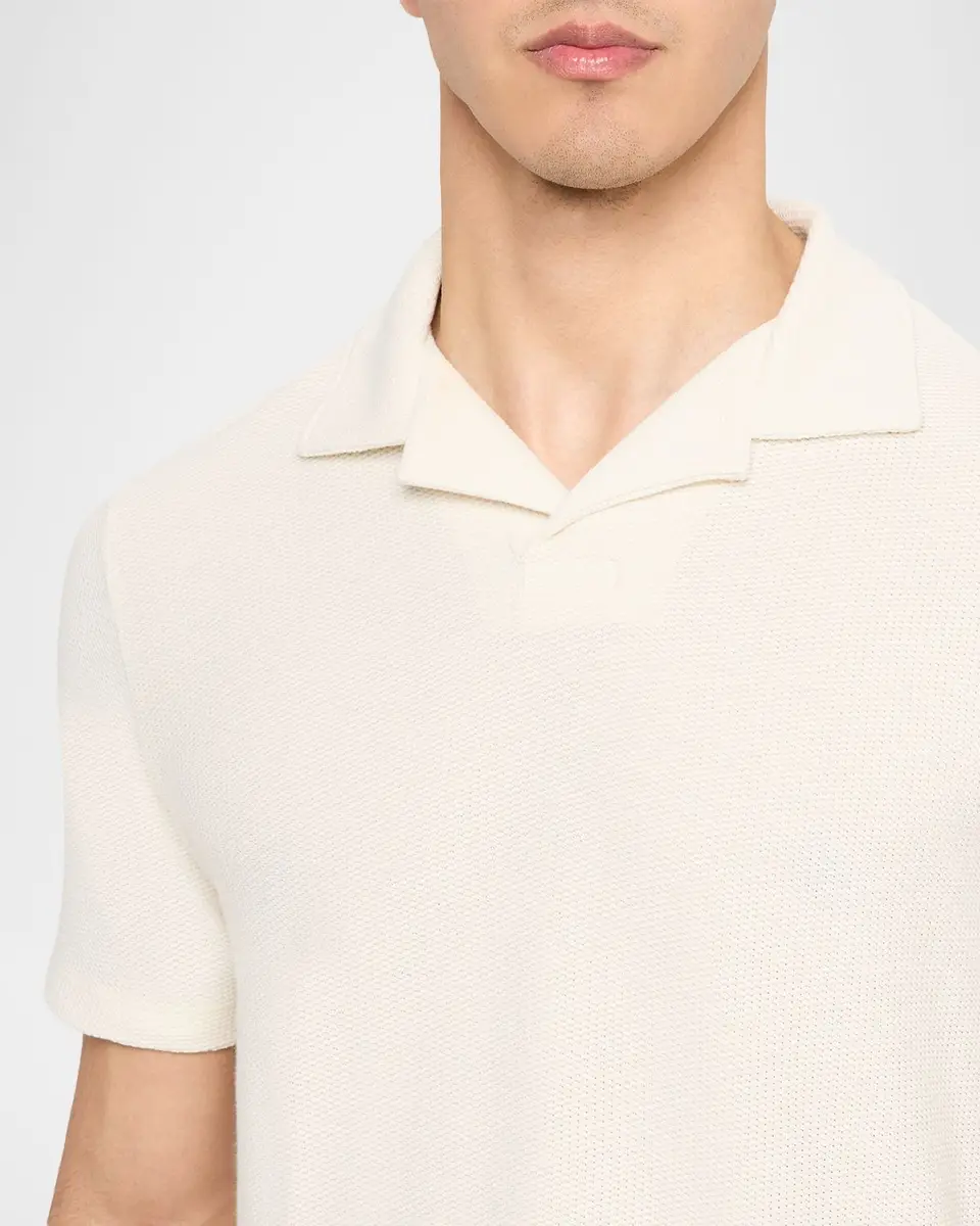 Vince Men's Honeycomb Johnny Collar Polo Shirt | Thumbnail 5
